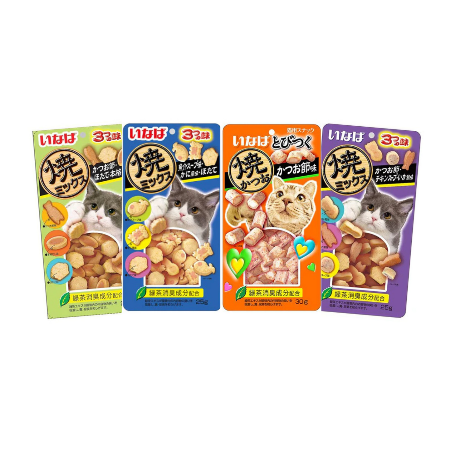 CIAO Soft Bits Mix Cat Treat (25g/pack) - {{product.type}} - PawPawUp