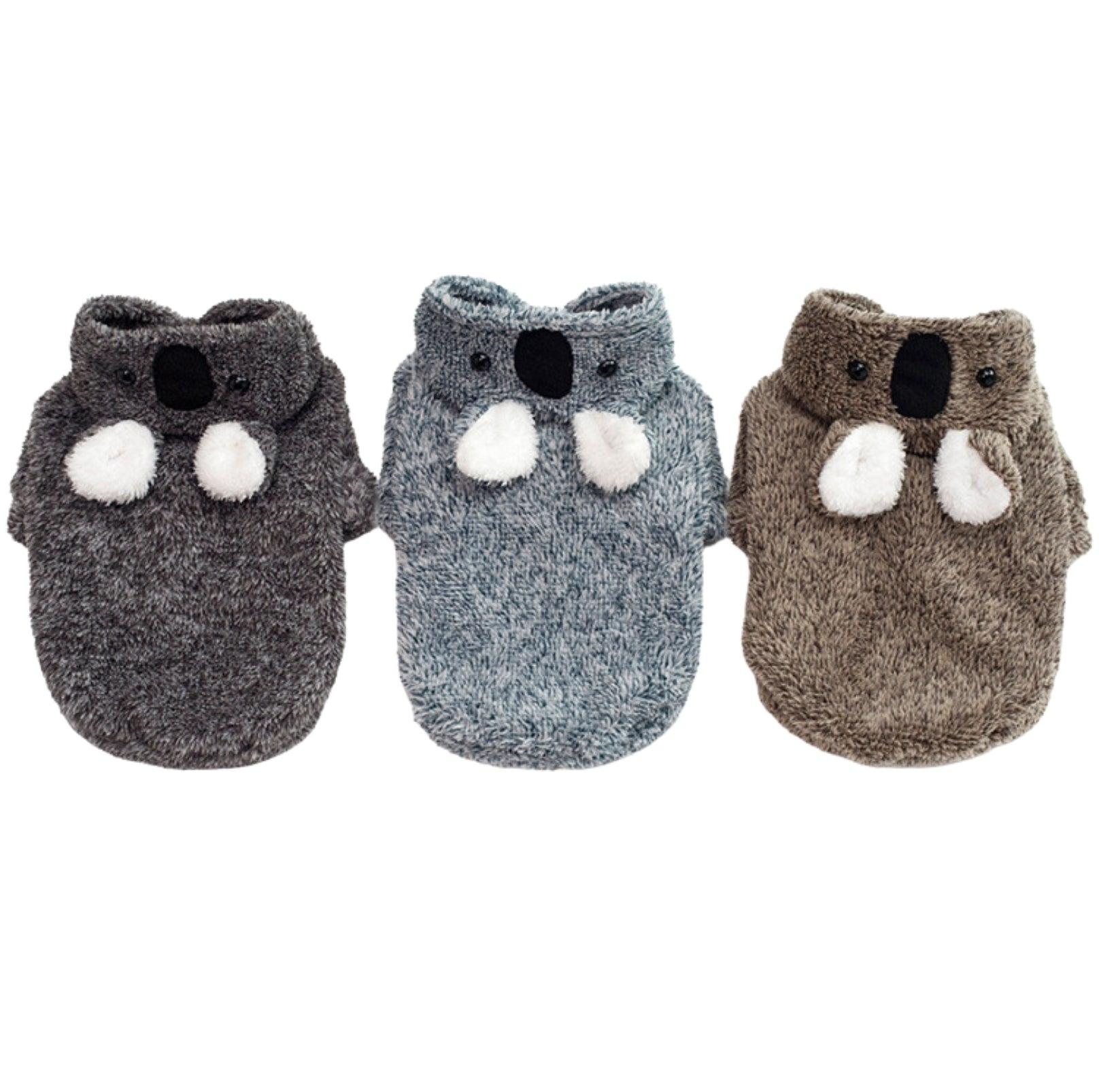 Cozy Koala Double-Fleece Dog Jacket - {{product.type}} - PawPawUp