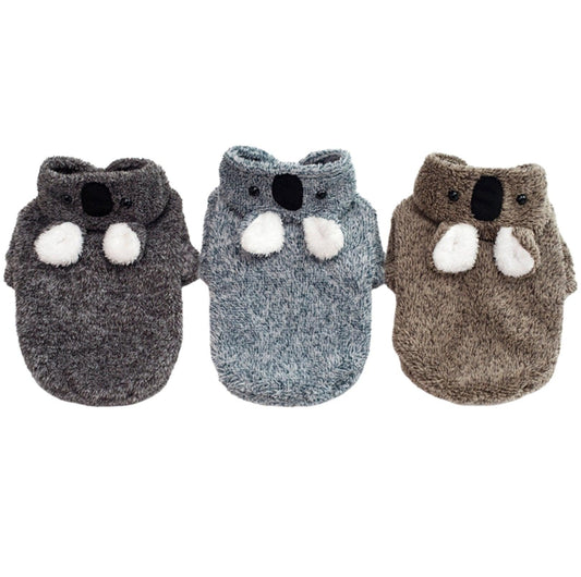 Cozy Koala Double-Fleece Dog Jacket - {{product.type}} - PawPawUp