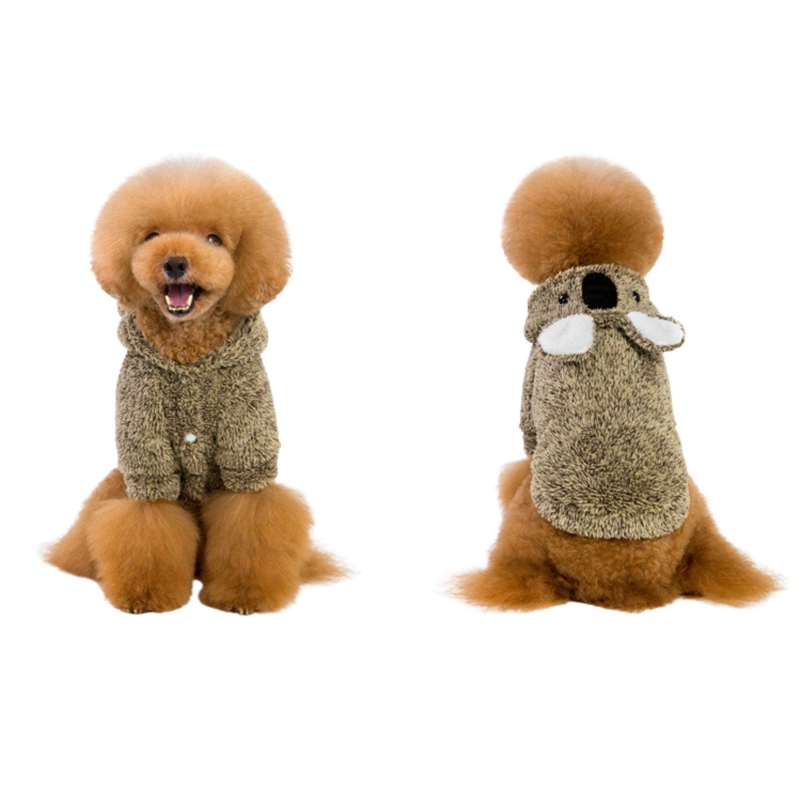 Cozy Koala Double-Fleece Dog Jacket - {{product.type}} - PawPawUp