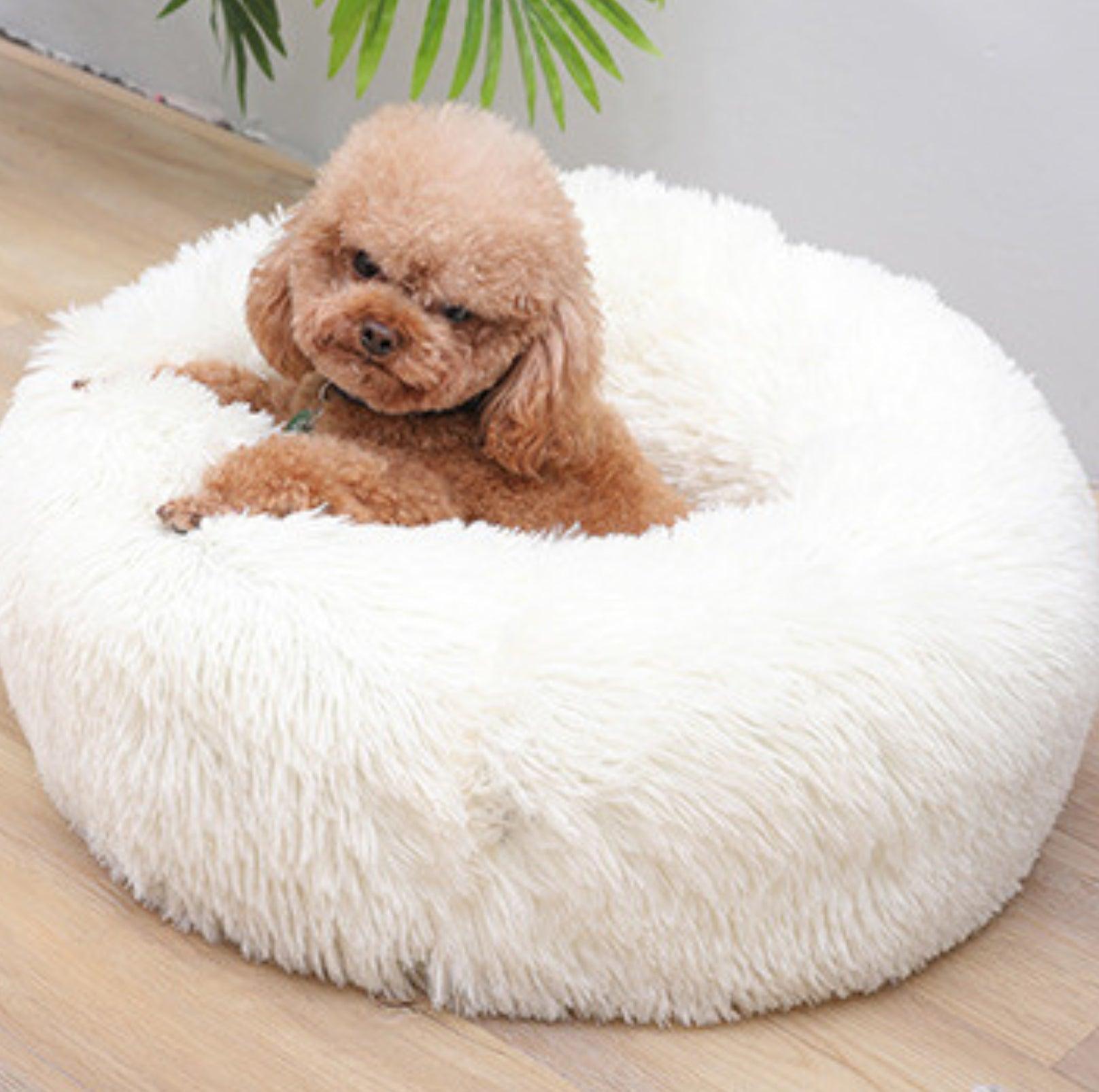 Cozy Plush Pet Bed - Warm and Durable Bedding for Cats and Dogs - {{product.type}} - PawPawUp