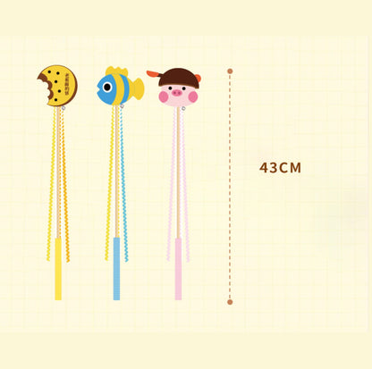 Cute Cartoon Felt Tassel Cat Wand Toy - {{product.type}} - PawPawUp
