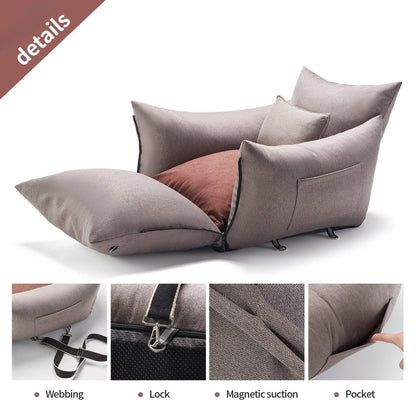 DOTOUUD 3-in-1 Pet Car Seat & Bed - {{product.type}} - PawPawUp
