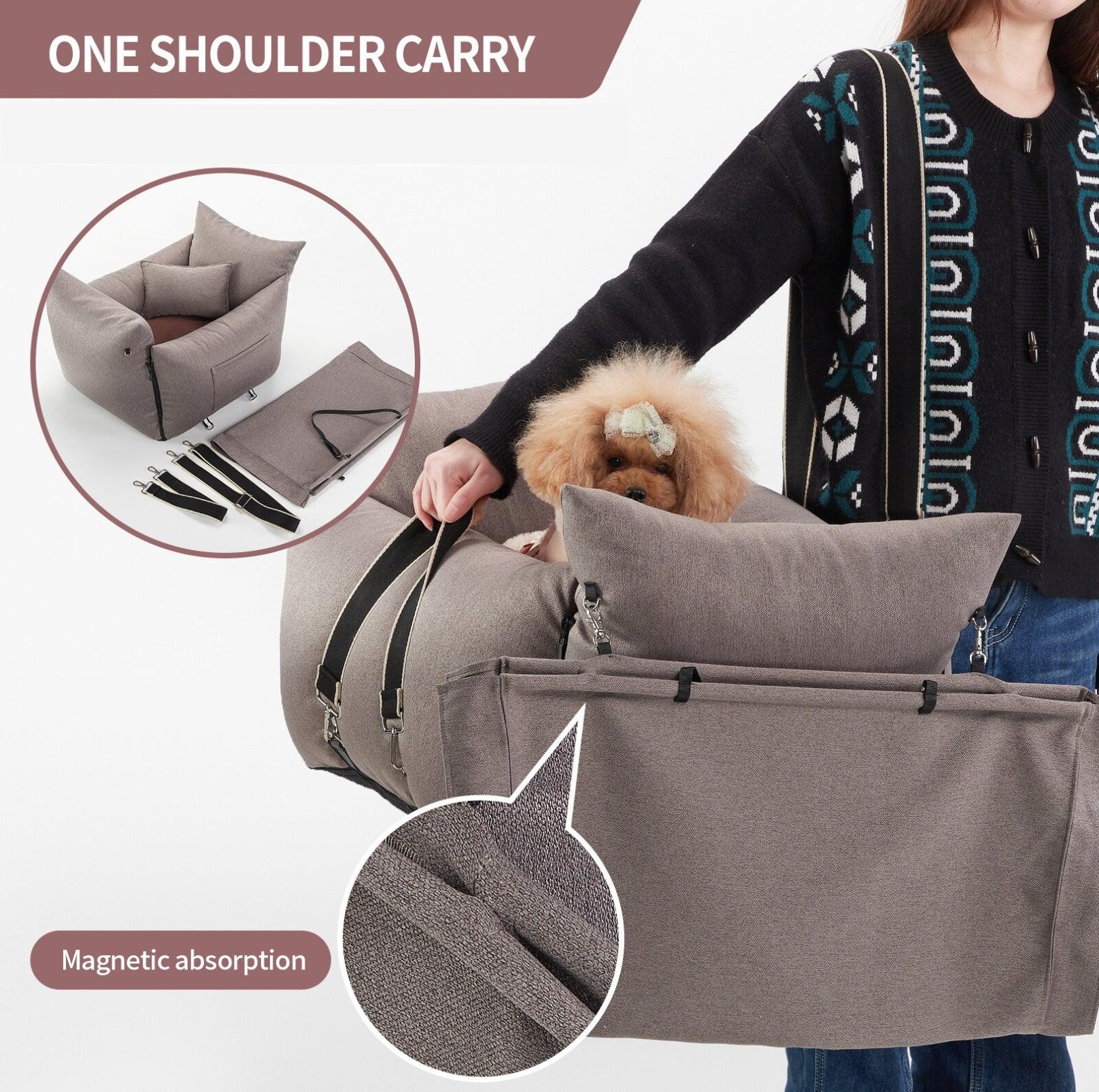 DOTOUUD 3-in-1 Pet Car Seat & Bed - {{product.type}} - PawPawUp