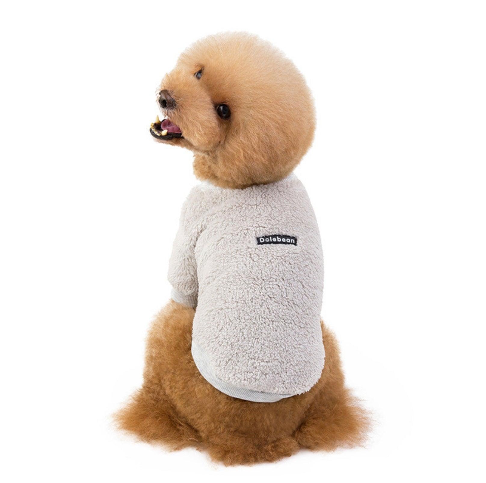 Double-Fleece Crew Neck Dog Sweater - {{product.type}} - PawPawUp