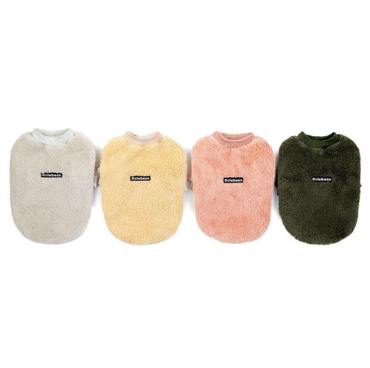 Double-Fleece Crew Neck Dog Sweater - {{product.type}} - PawPawUp