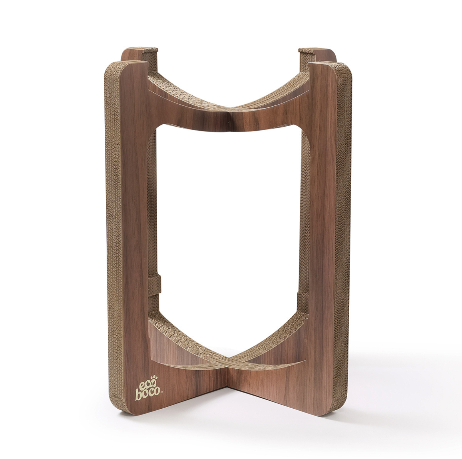 Dual-Layer Cat Scratcher Tower – 360° Multi-Cat Design - {{product.type}} - PawPawUp