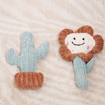 Eco-friendly Woven Yarn Catnip Toys - {{product.type}} - PawPawUp