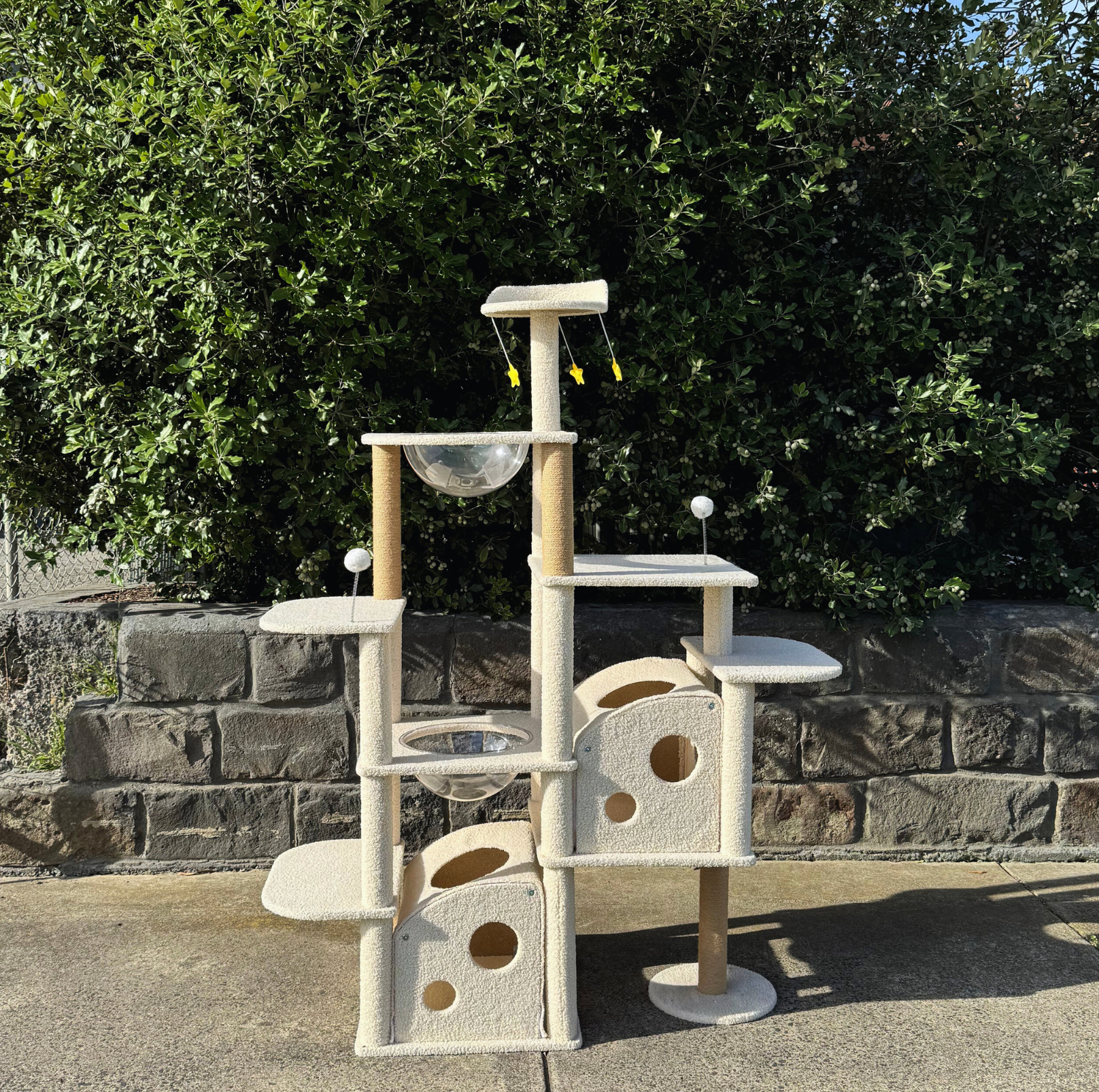 Ella's Castle: Super Large Cat Tree -9 Tiers, Height 173cm - {{product.type}} - PawPawUp