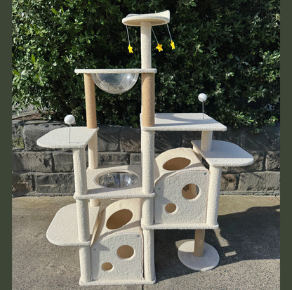 Ella's Castle: Super Large Cat Tree -9 Tiers, Height 173cm - {{product.type}} - PawPawUp