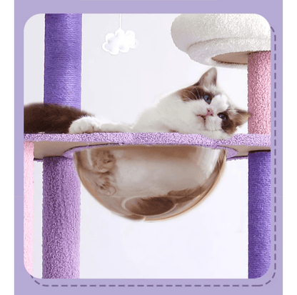 Fantasy Series - Galaxy Echo Super Large Cat Tree With Scratching Post (Height 170cm) - {{product.type}} - PawPawUp
