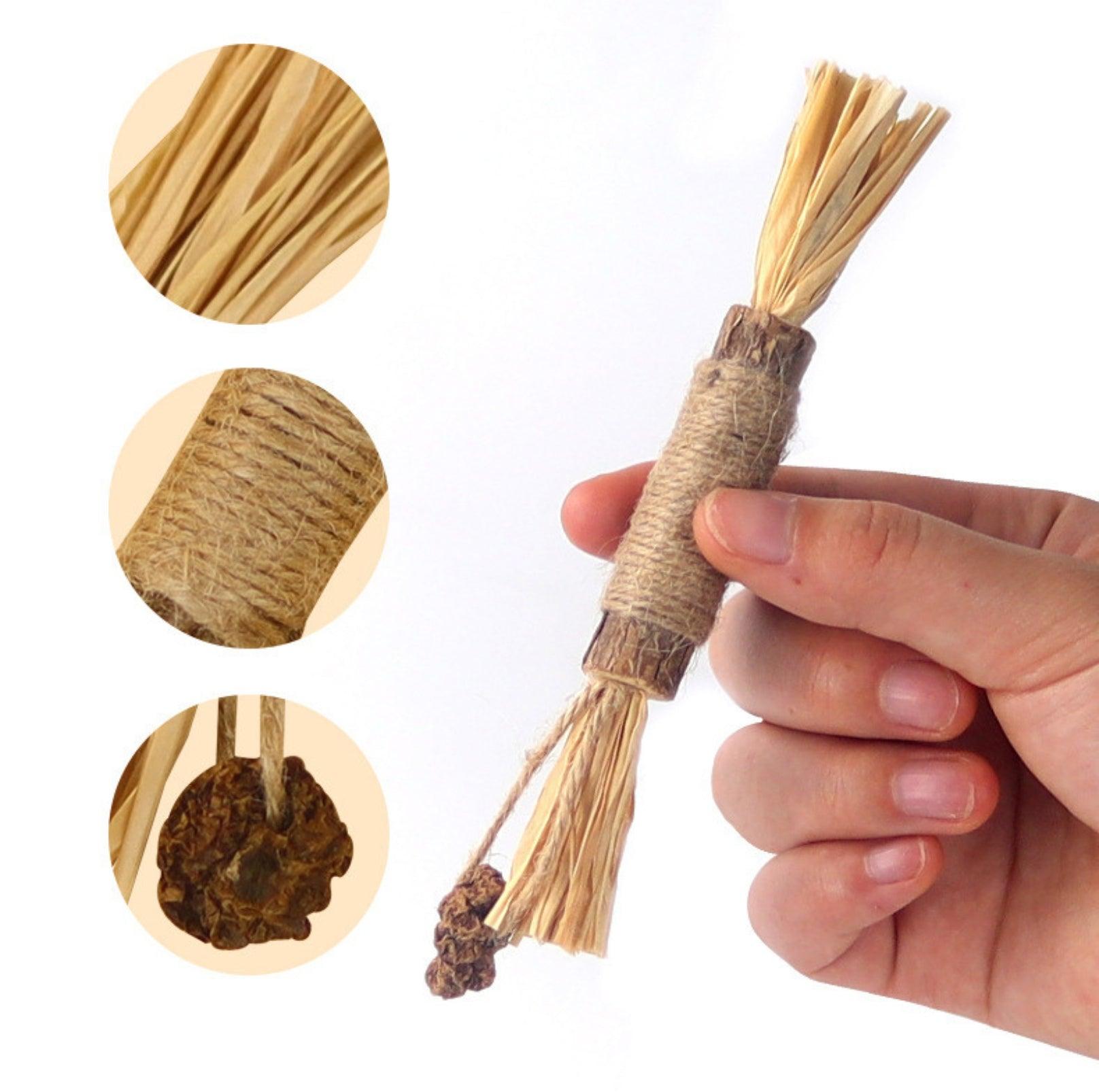 Feathered Catnip Stick Cat Toy - {{product.type}} - PawPawUp