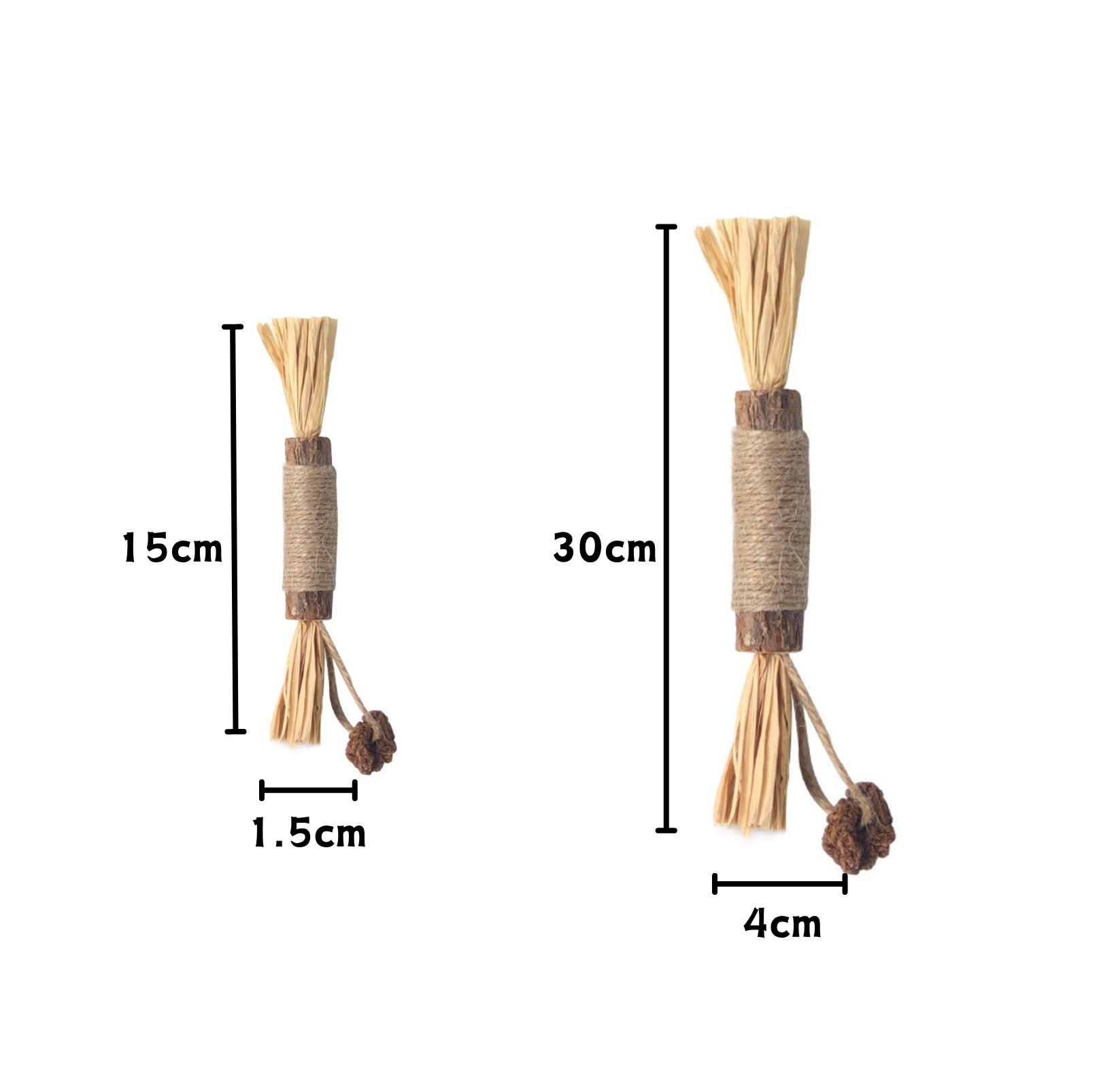 Feathered Catnip Stick Cat Toy - {{product.type}} - PawPawUp