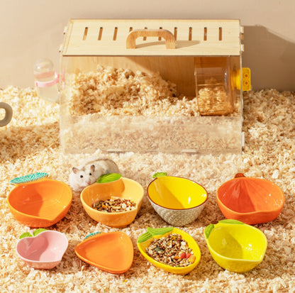 Fruit-shaped Small Animal Feeding Bowl - {{product.type}} - PawPawUp