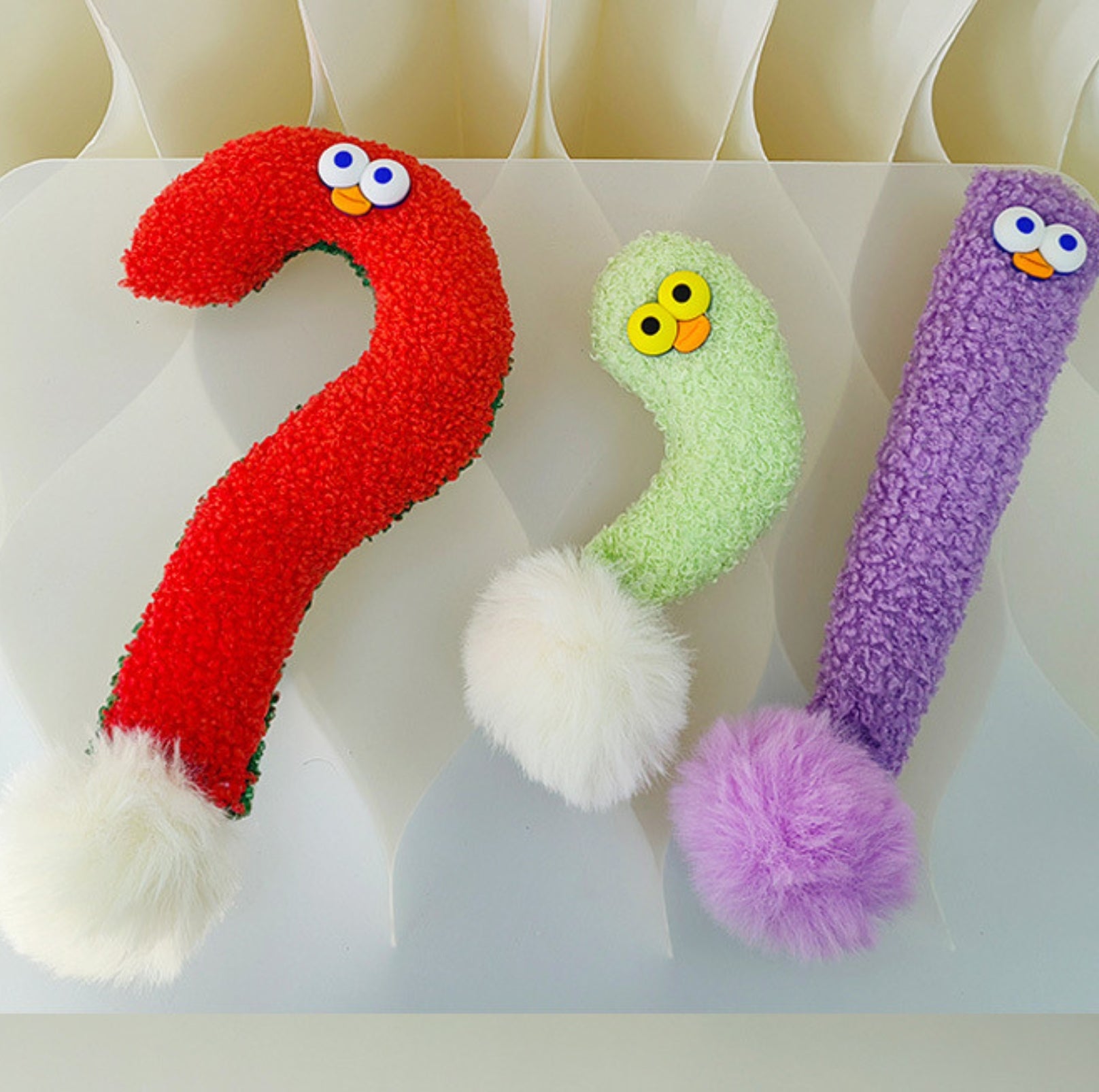 Funny Quirky Punctuation Marks Plush Cat Toy - {{product.type}} - PawPawUp