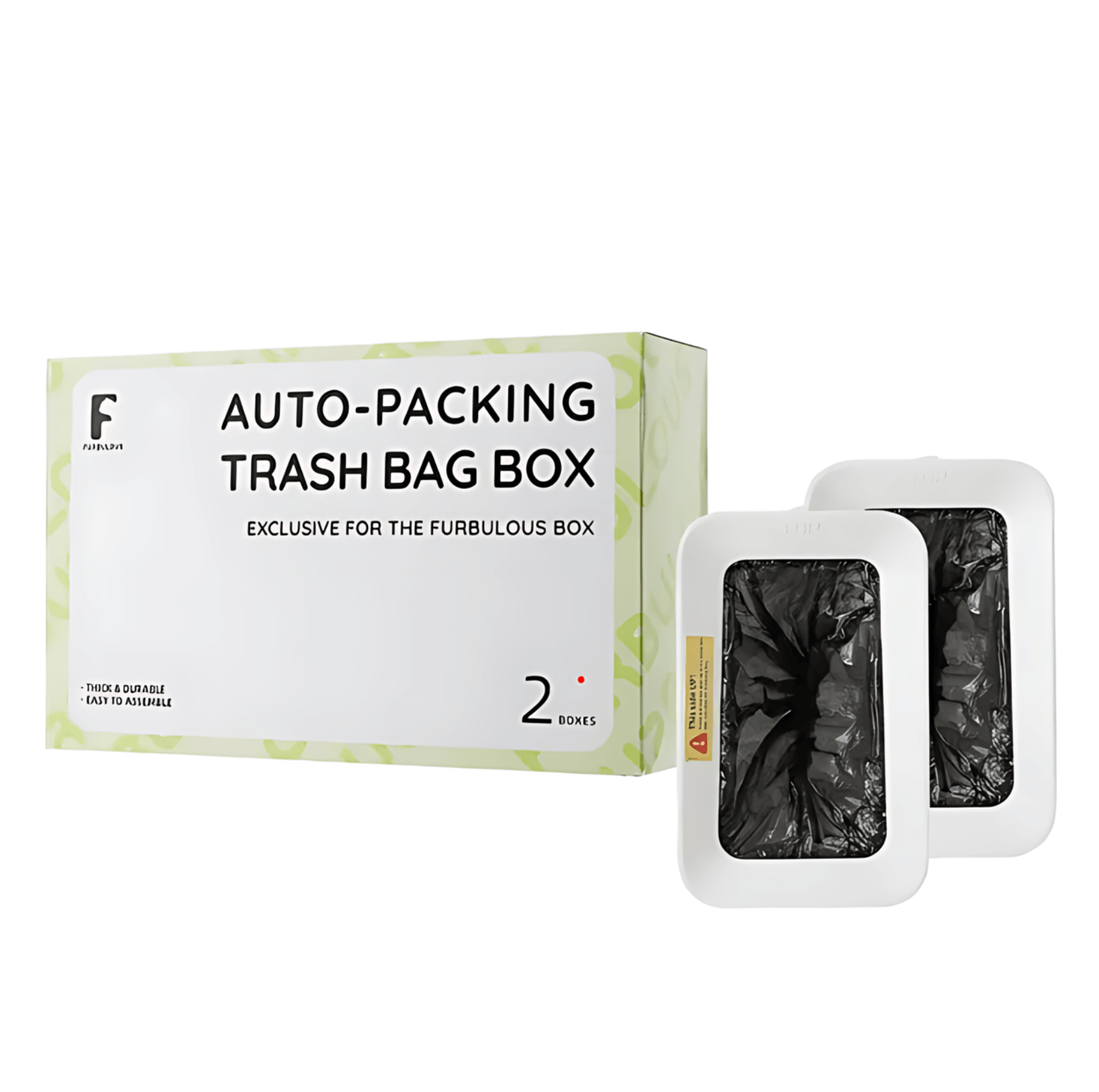 Furbulous Auto-Packing Trash Bag Box 2 Pieces (Only Suitable for FURBULOUS LITTER BOX) - {{product.type}} - PawPawUp