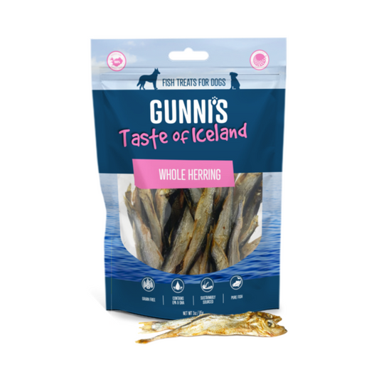 GUNNI'S Whole Herring Dog Treats - {{product.type}} - PawPawUp