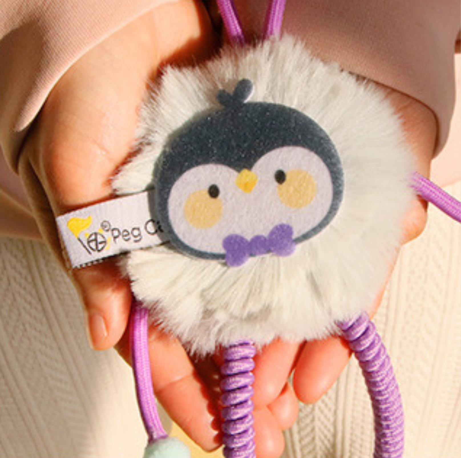 Hanging Plush Cat Toy with Catnip, Bell and Stretch Straps - {{product.type}} - PawPawUp