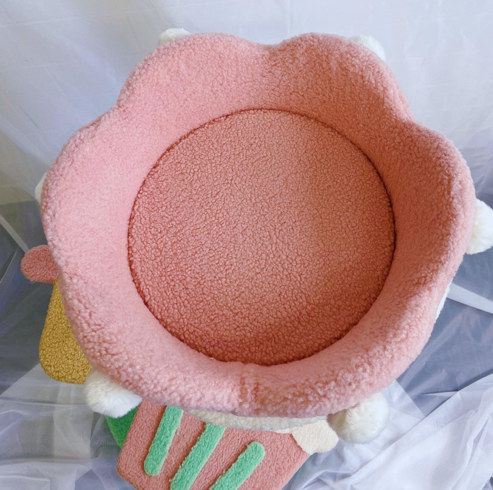 Ice Cream -Styled Cat Tree with Jumping Platforms & Top Bed - {{product.type}} - PawPawUp