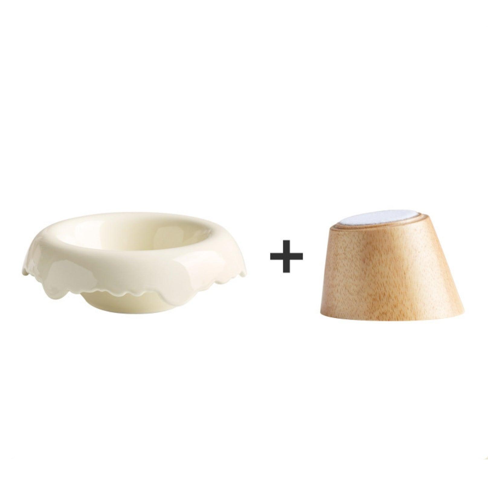 Ice Cream Styled Detatchable Lead-Free Ceramic Pet Food Bowls - {{product.type}} - PawPawUp