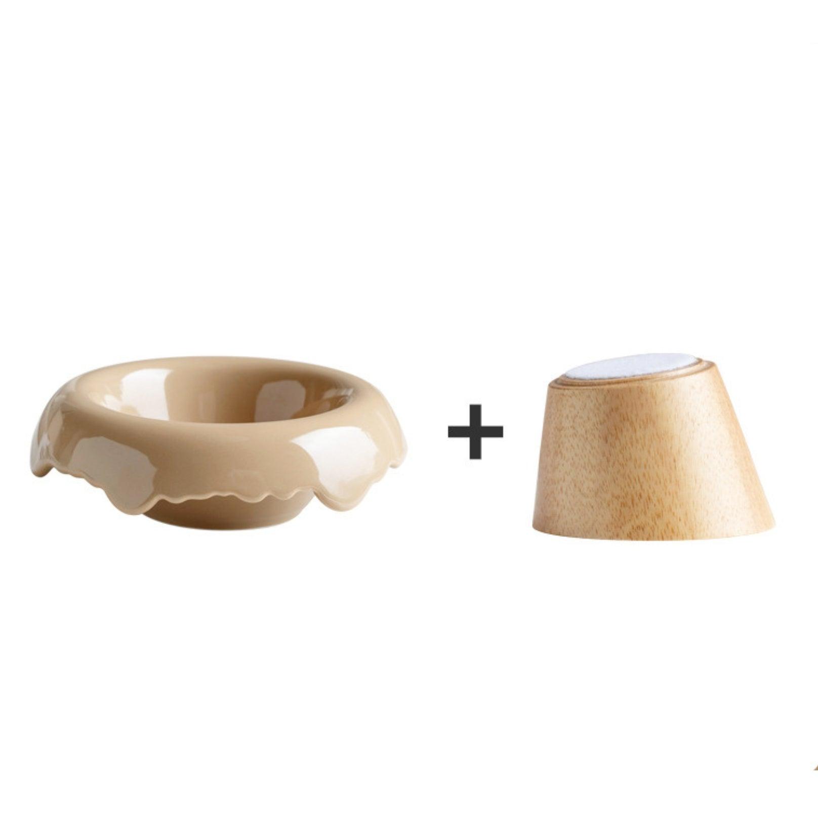 Ice Cream Styled Detatchable Lead-Free Ceramic Pet Food Bowls - {{product.type}} - PawPawUp