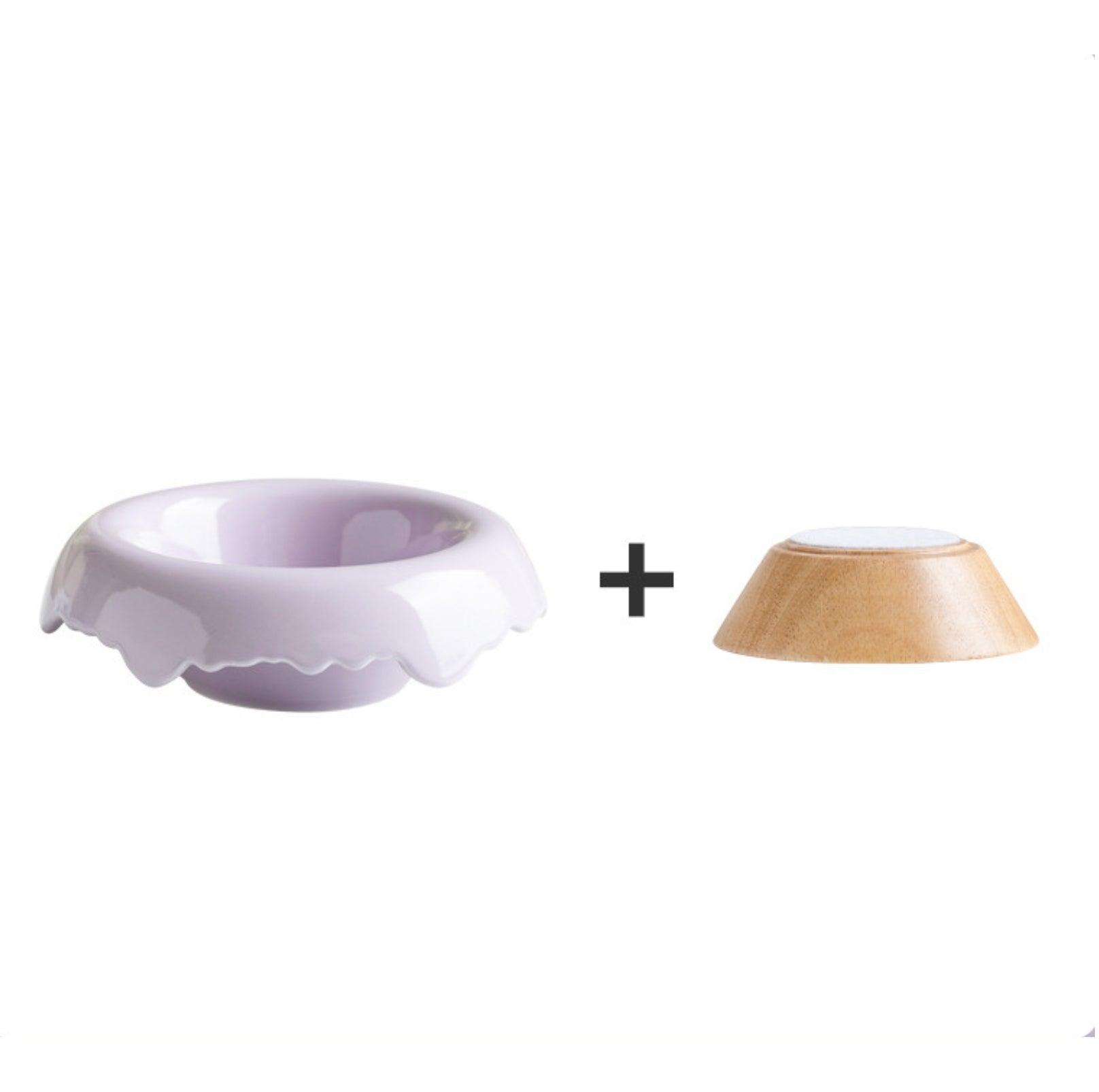 Ice Cream Styled Detatchable Lead-Free Ceramic Pet Food Bowls - {{product.type}} - PawPawUp