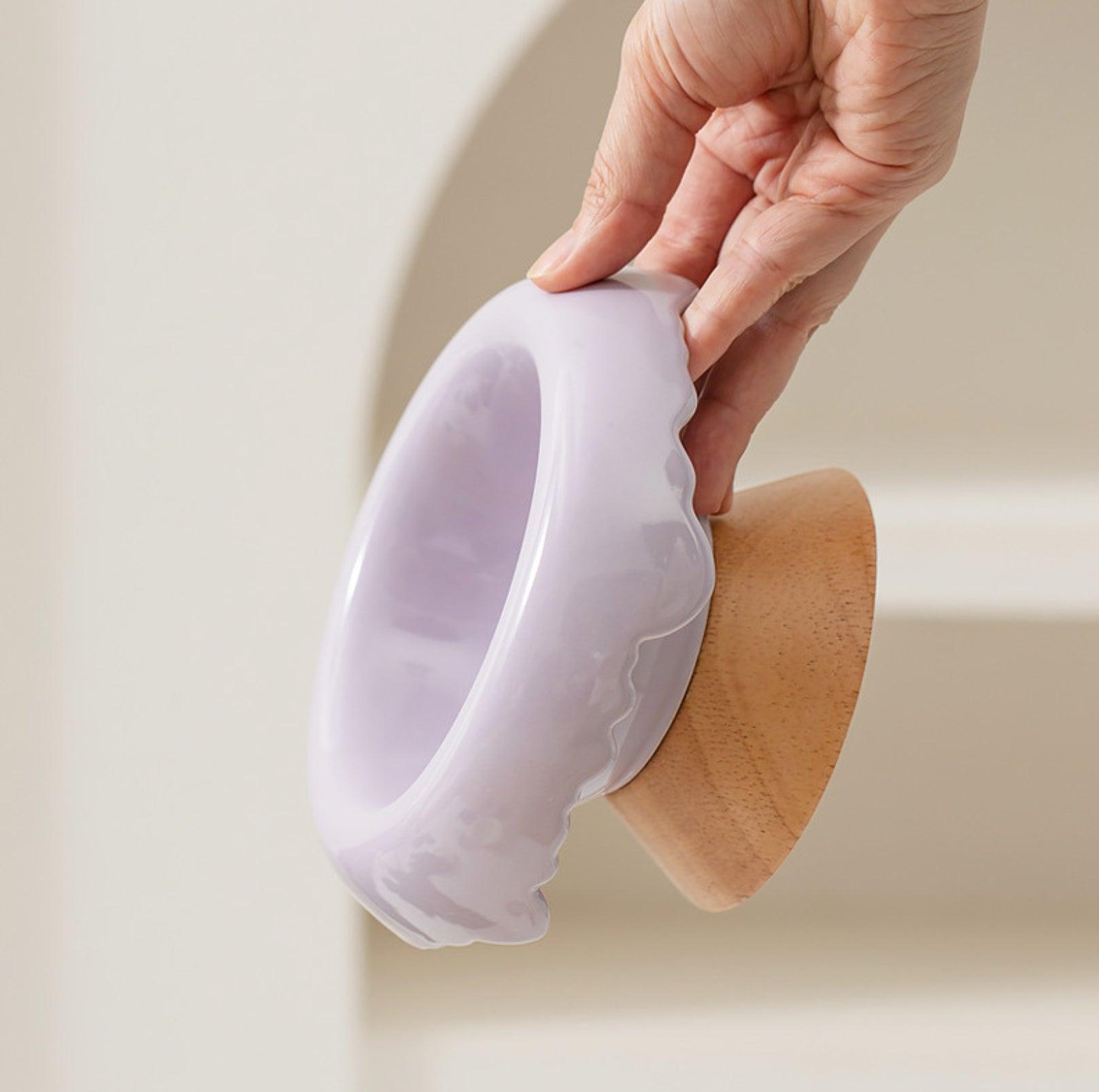 Ice Cream Styled Detatchable Lead-Free Ceramic Pet Food Bowls - {{product.type}} - PawPawUp