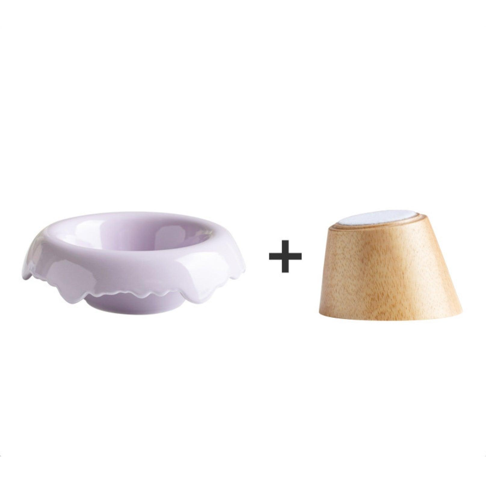 Ice Cream Styled Detatchable Lead-Free Ceramic Pet Food Bowls - {{product.type}} - PawPawUp