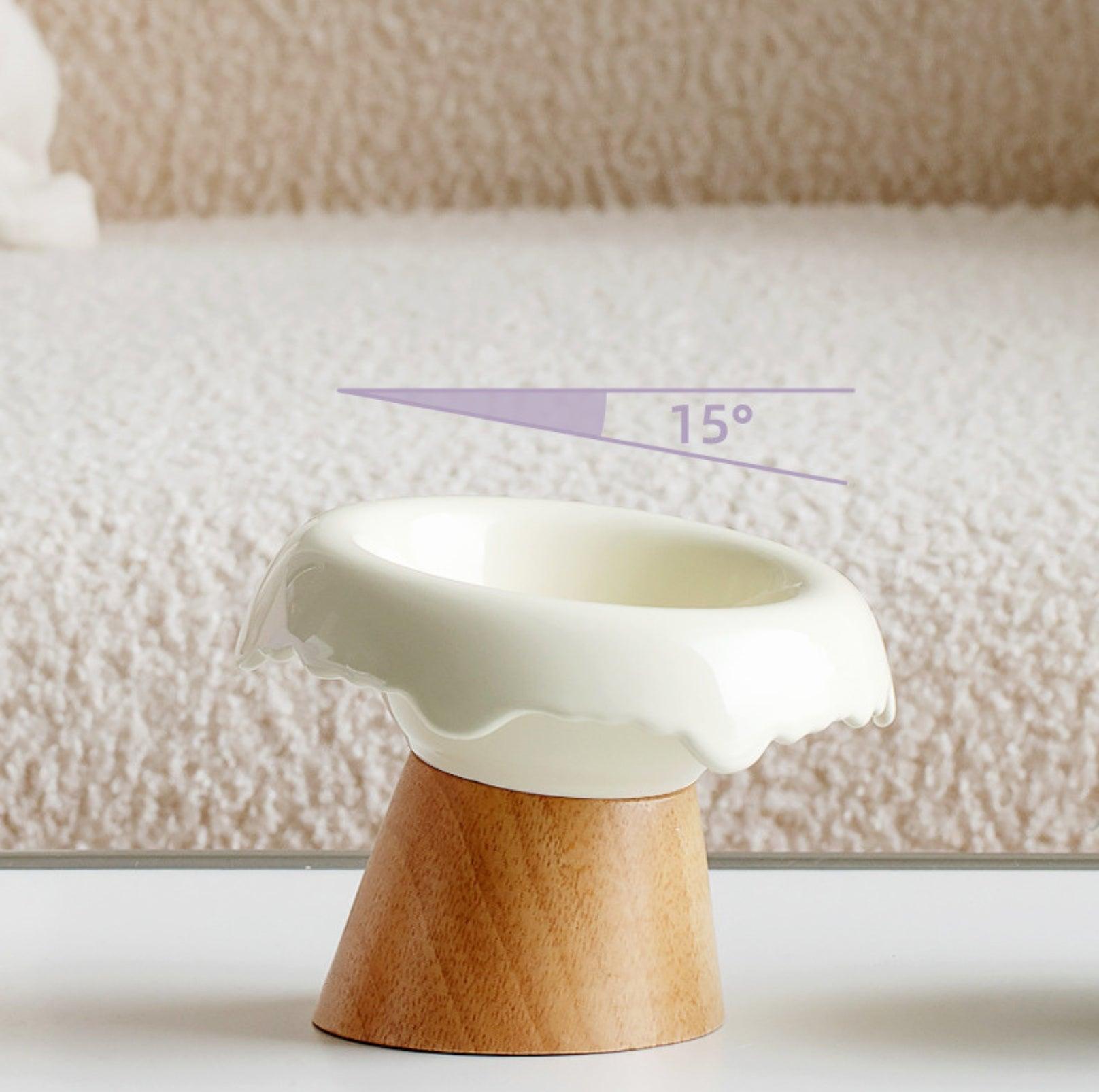Ice Cream Styled Detatchable Lead-Free Ceramic Pet Food Bowls - {{product.type}} - PawPawUp