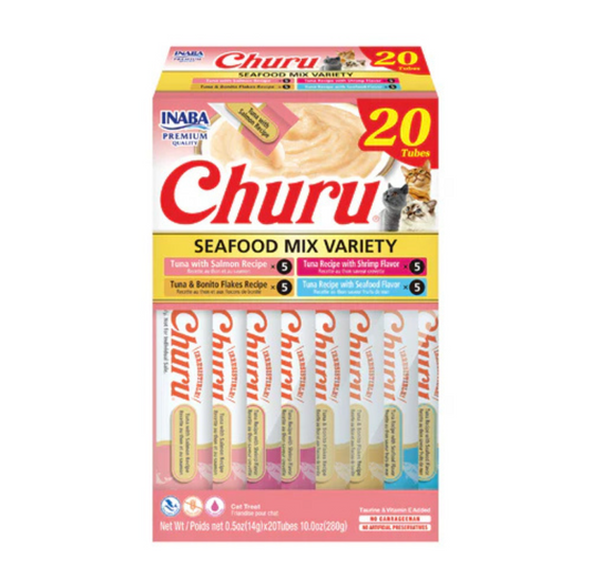 INABA Cat Churu Puree Series Cat Tube Box (20p/box) - {{product.type}} - PawPawUp