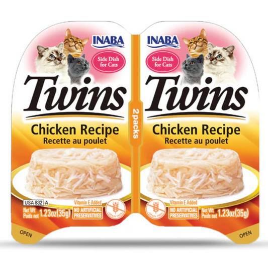 INABA Cat Twins Chicken Recipe 70G - {{product.type}} - PawPawUp
