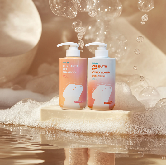 INOOM OUR EARTH Plant-Based Pet Shampoo & Conditioner - Vegan, Cruelty-Free - {{product.type}} - PawPawUp
