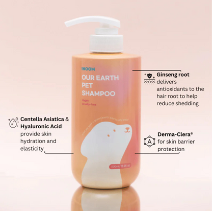 INOOM OUR EARTH Plant-Based Pet Shampoo & Conditioner - Vegan, Cruelty-Free - {{product.type}} - PawPawUp
