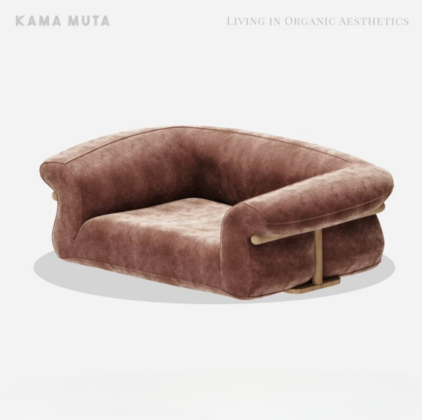 KAMA MUTA Bread Pet Bed - Italian-Inspired Design with Memory Foam and Ash Wood Frame - {{product.type}} - PawPawUp