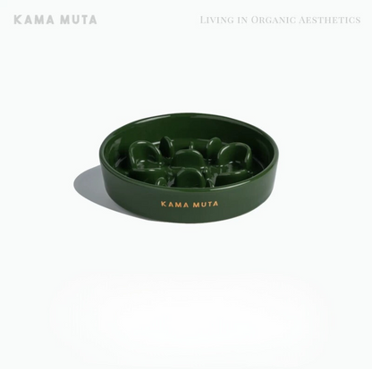 KAMA MUTA Ceramic Slow Feeder Bowl - {{product.type}} - PawPawUp