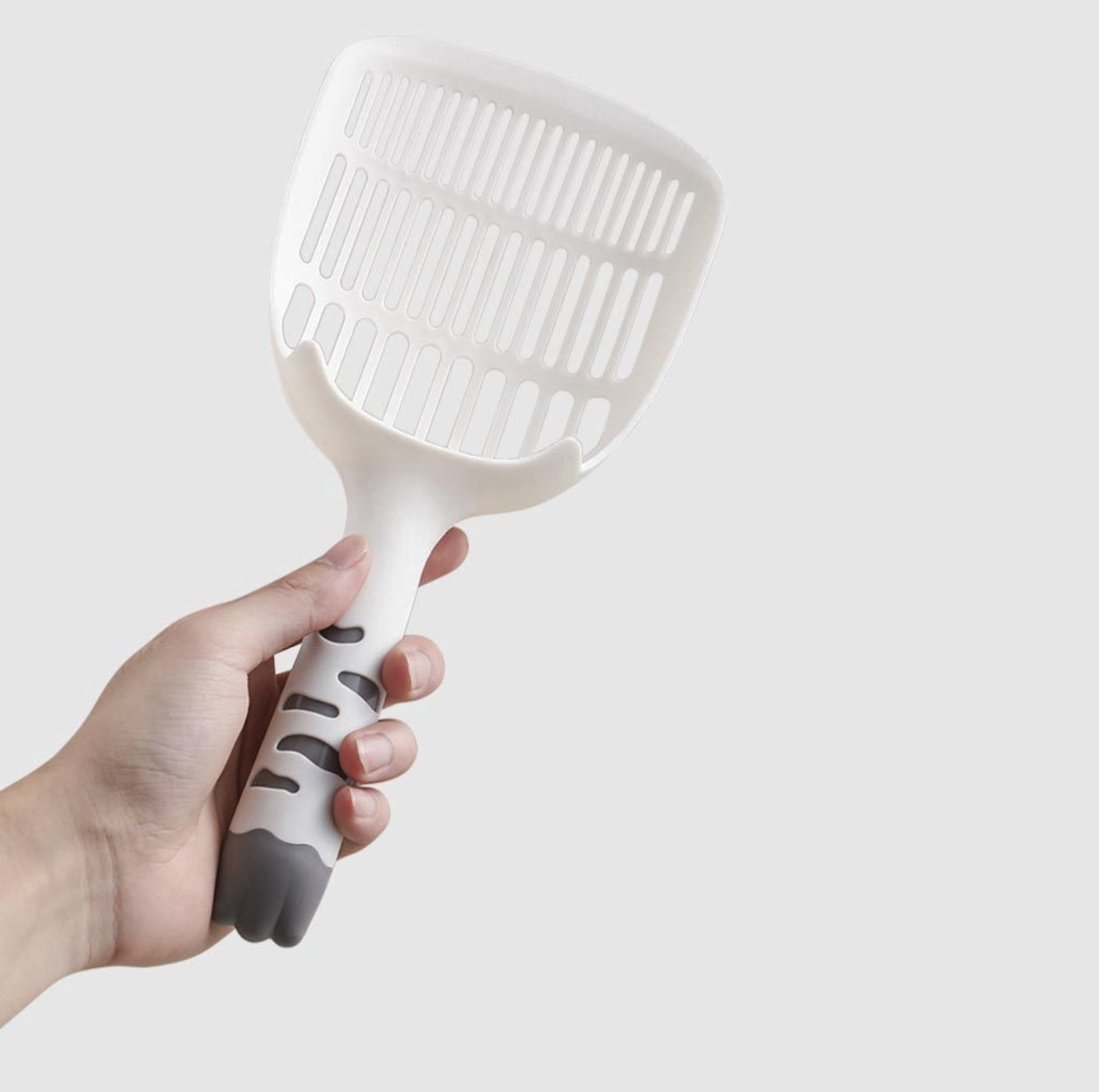 Large Long-Handled Cat Litter Scoop with Multi-Size Mesh - {{product.type}} - PawPawUp