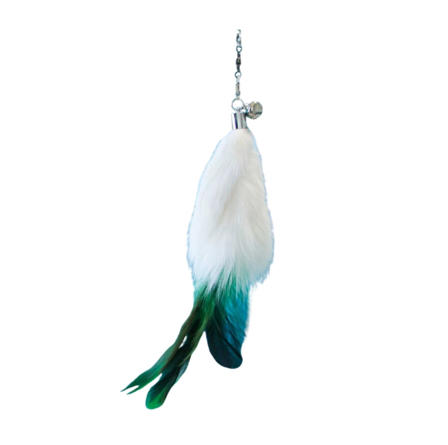 Length Adjustable Telescopic Cat Teaser with Faux Fox Fur Head - {{product.type}} - PawPawUp