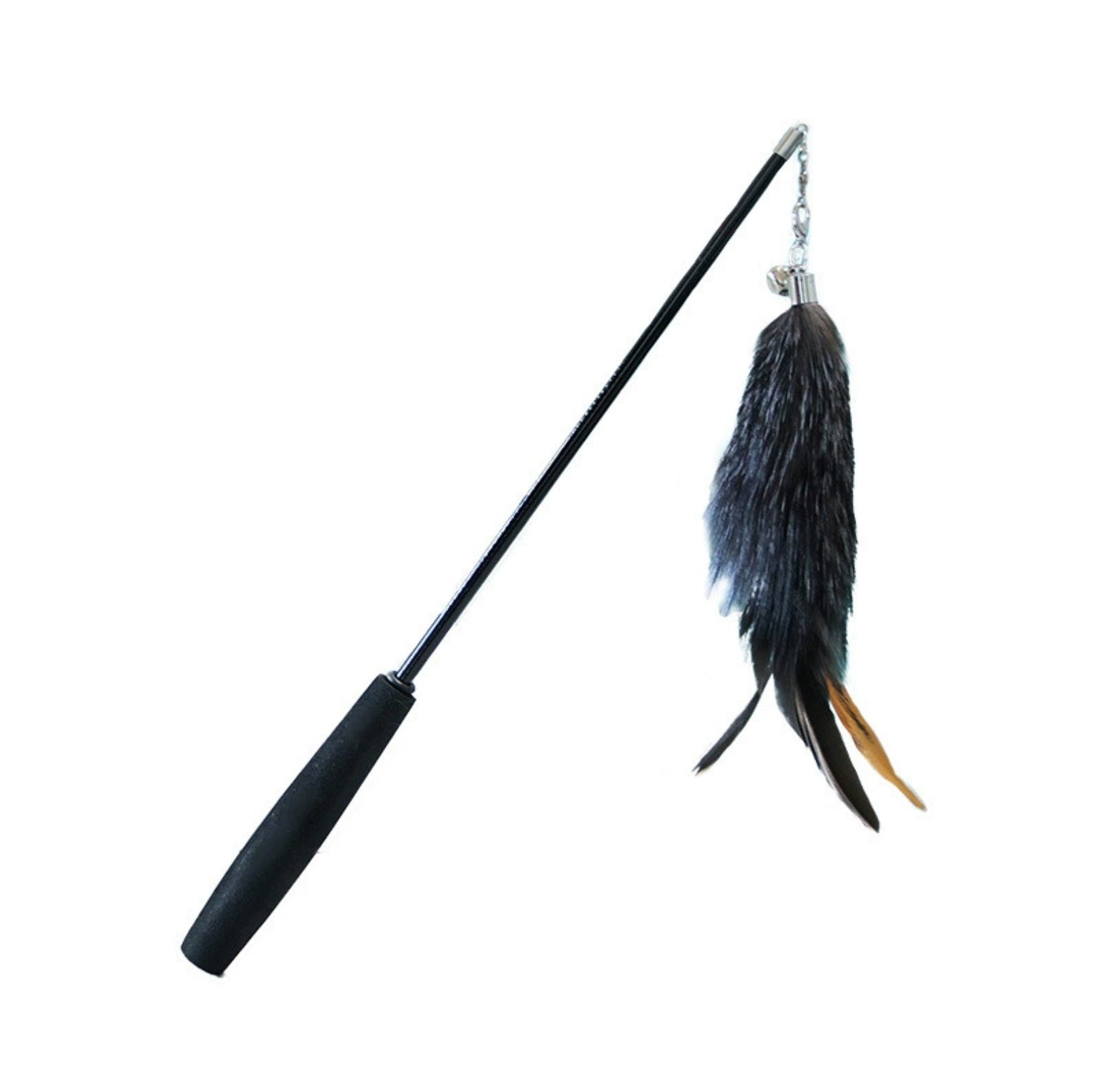Length Adjustable Telescopic Cat Teaser with Faux Fox Fur Head - {{product.type}} - PawPawUp