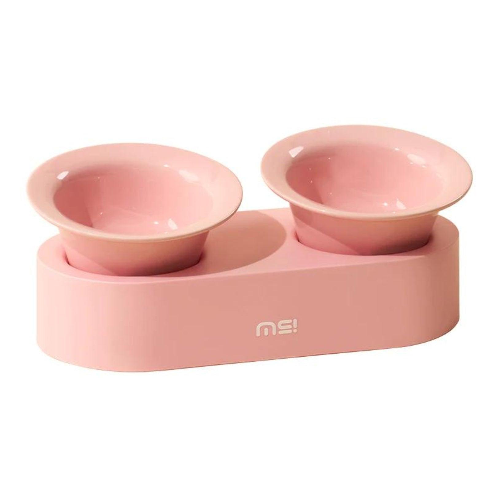 MAKESURE Jingle 2-in-1 Ceramic Pet Bowl Set for Food & Water Cat Bowls - {{product.type}} - PawPawUp