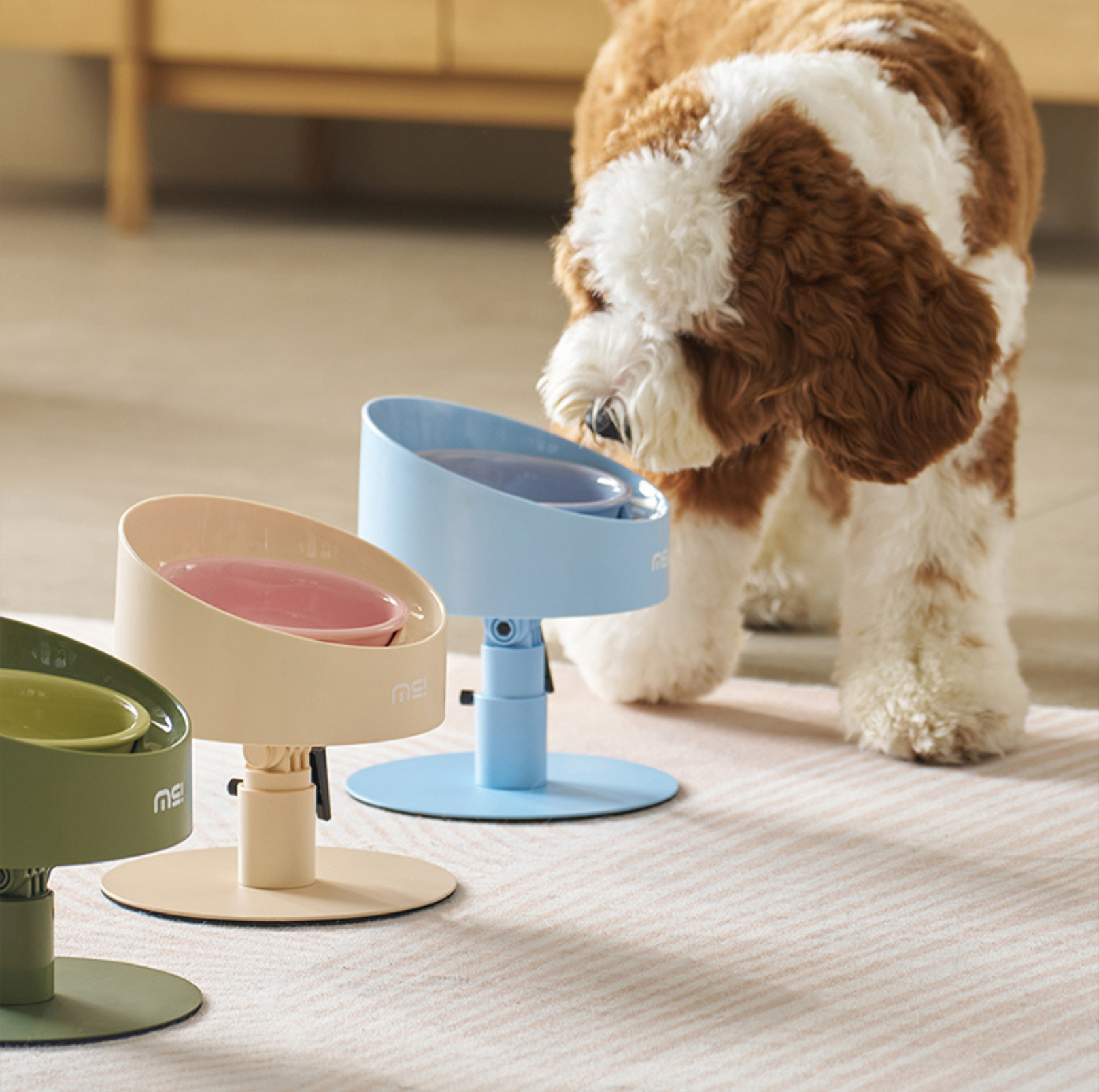 Makesure Sunflower Adjustable Pet Food Bowl - {{product.type}} - PawPawUp
