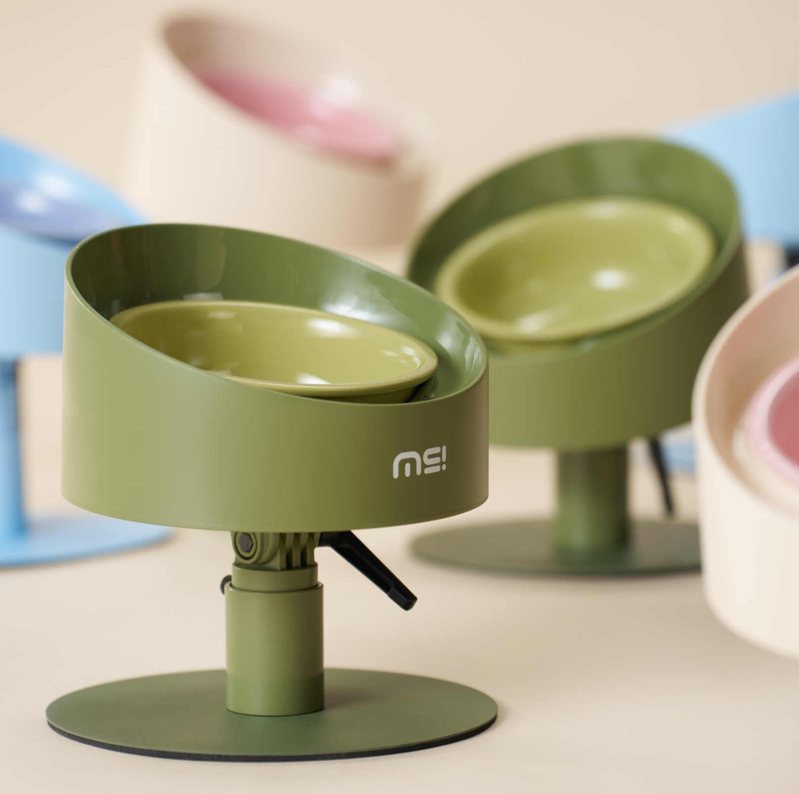Makesure Sunflower Adjustable Pet Food Bowl - {{product.type}} - PawPawUp
