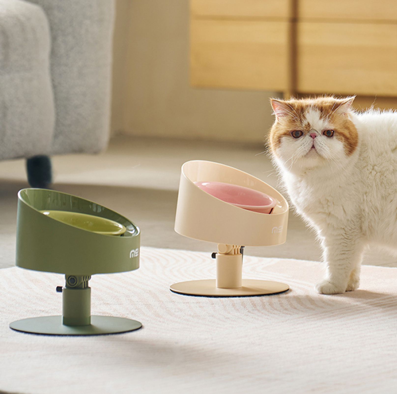 Makesure Sunflower Adjustable Pet Food Bowl - {{product.type}} - PawPawUp