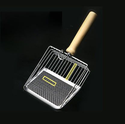 Metal Cat Litter Scoop with Extended Handle - Perfect for PawPuff Ultra Clumping Litter - {{product.type}} - PawPawUp