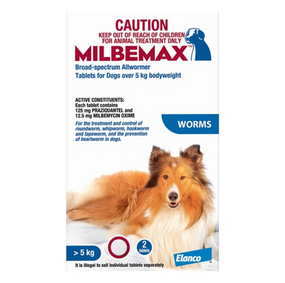 Milbemax All Wormer For Medium and Large Dogs (over 5kg) - {{product.type}} - PawPawUp