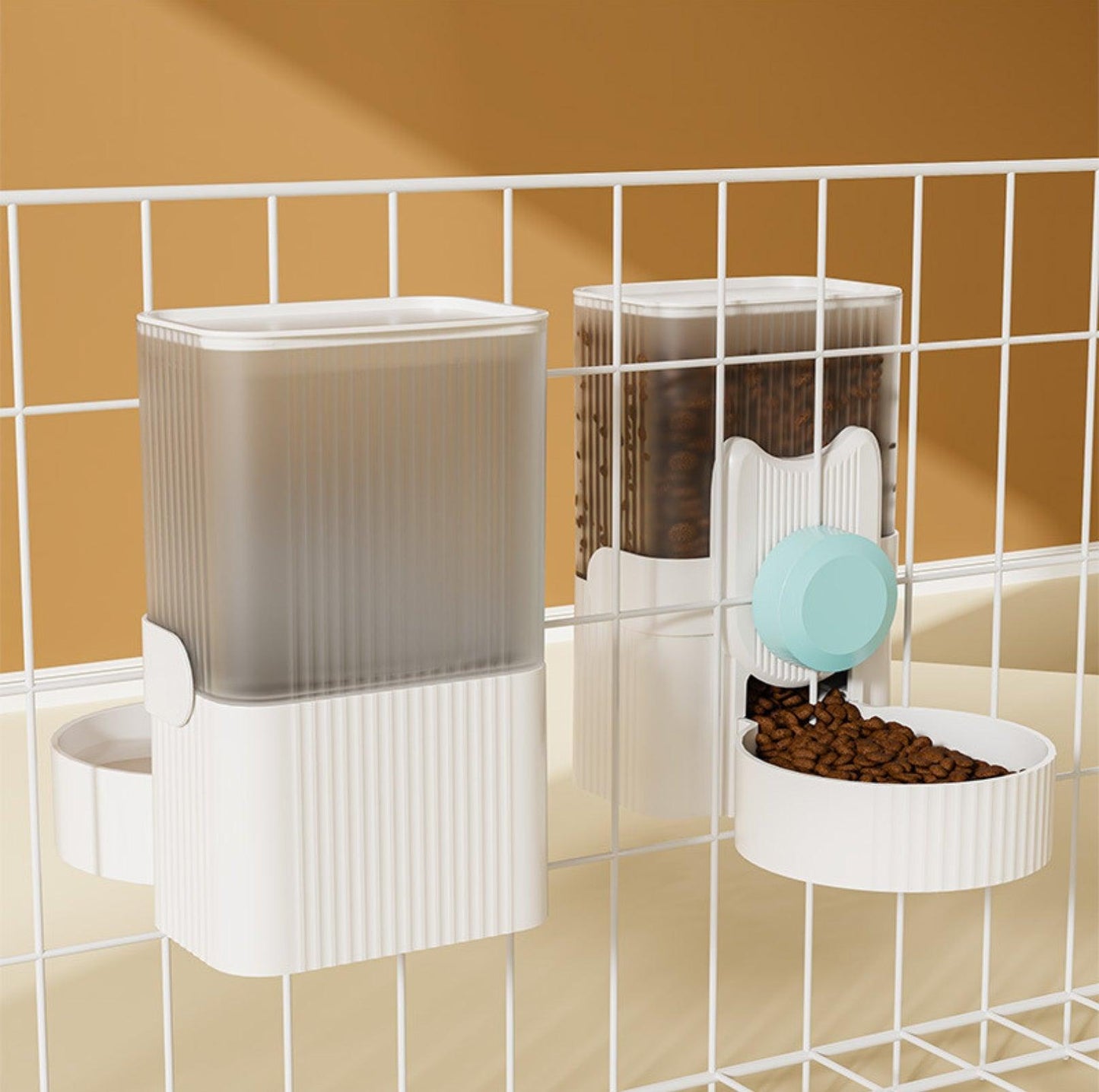 Modern Stylish Pet Hang & Sip Water and Food Feeder - {{product.type}} - PawPawUp