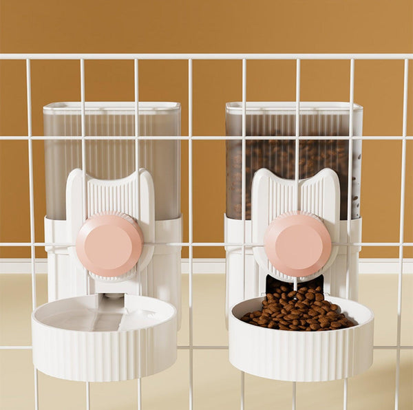 Modern Stylish Pet Hang Sip Water and Food Feeder - Main Image