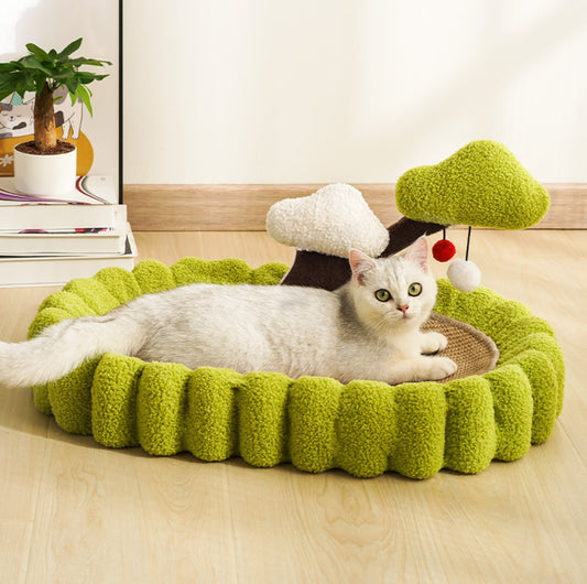 Multifunctional Cat Scratcher Bed - {{product.type}} - PawPawUp
