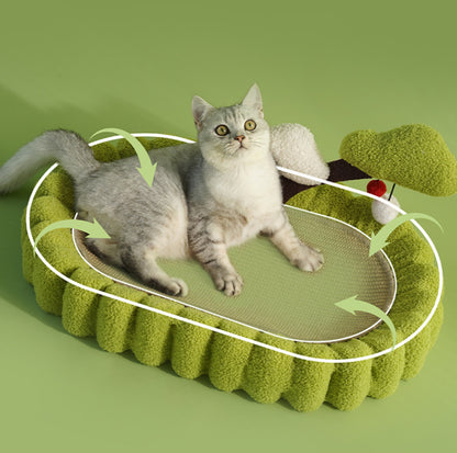 Multifunctional Cat Scratcher Bed - {{product.type}} - PawPawUp
