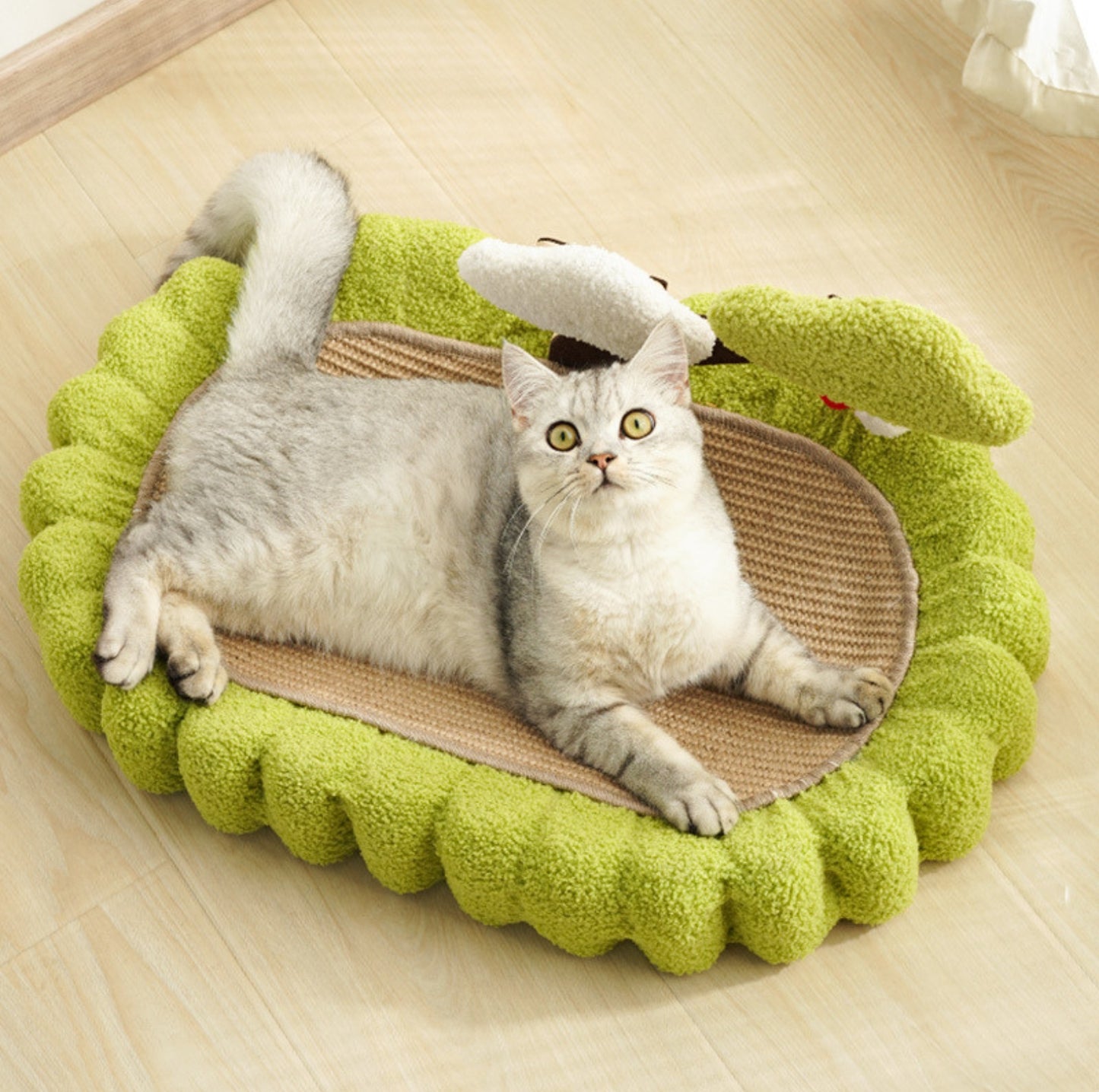 Multifunctional Cat Scratcher Bed - {{product.type}} - PawPawUp