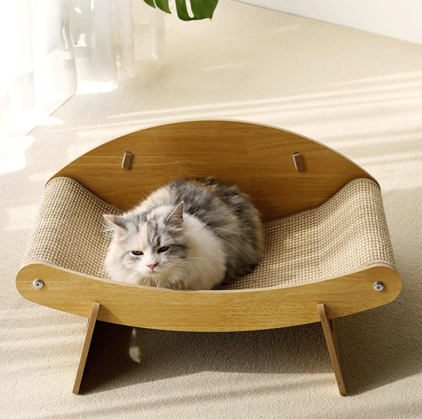 Multifunctional Crab Shaped Sisal Cat Scratcher Lounge - {{product.type}} - PawPawUp